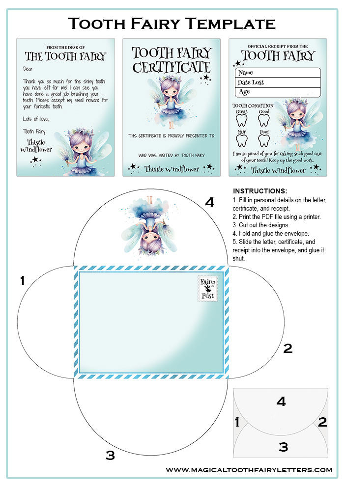 printable tooth fairy letter