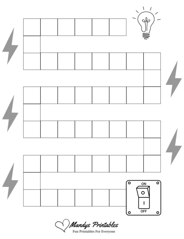 game board template printable