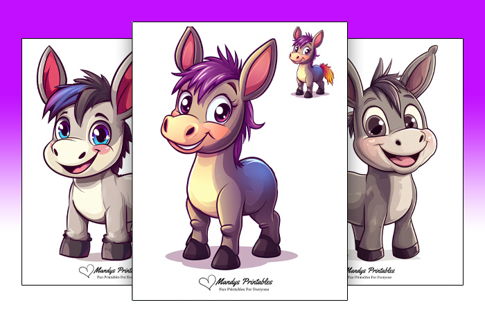 pin the tail on the donkey tempates