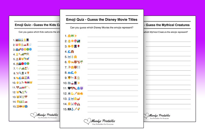 emoji quizzes with answers