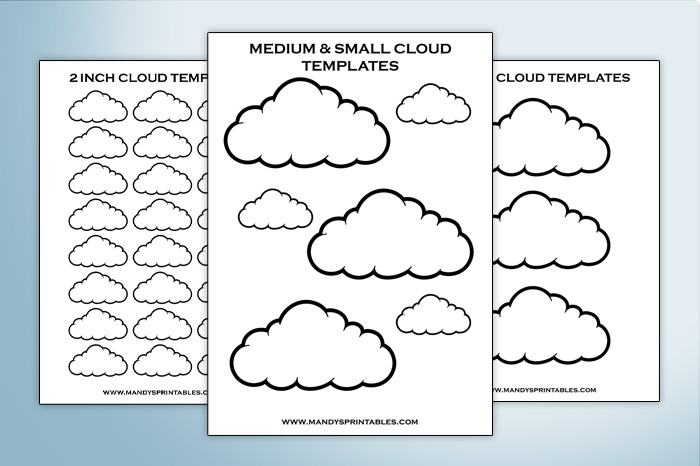 cloud shapes templates