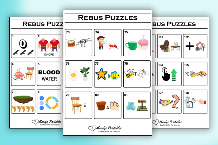 rebus puzzles with answers