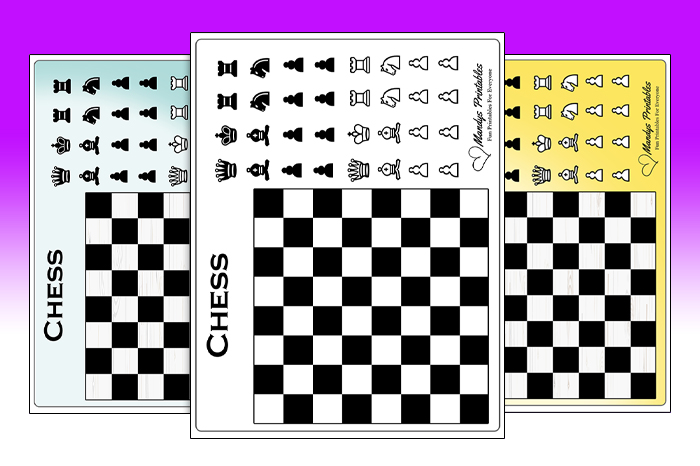 printable chessboard template
