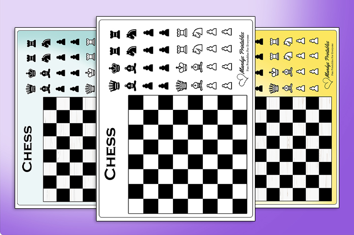 printable chessboard template