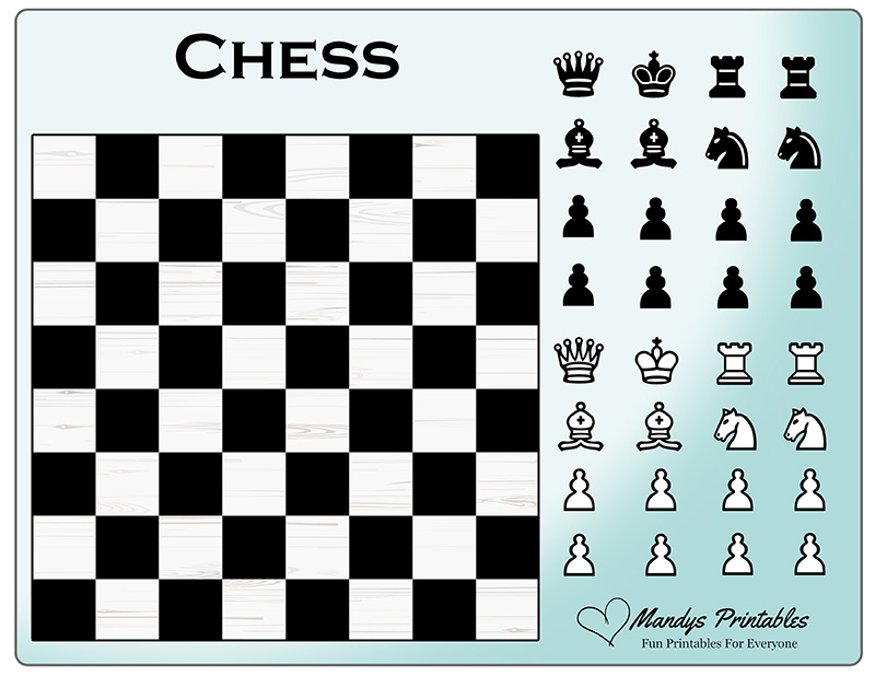 printable chess game