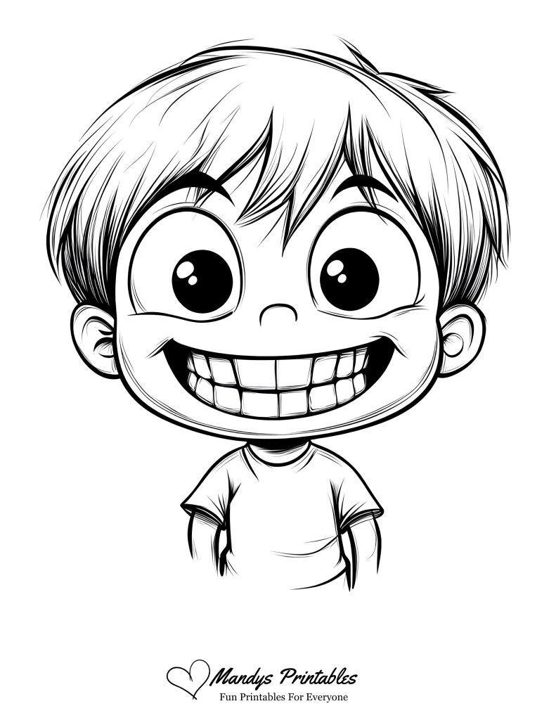 teeth coloring page