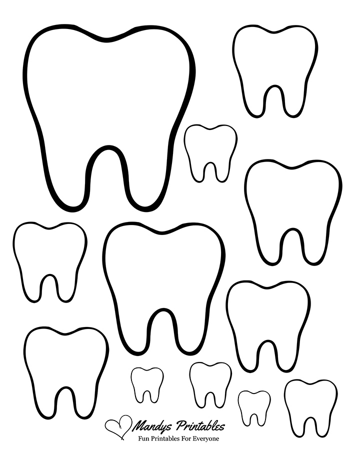 mixed tooth template