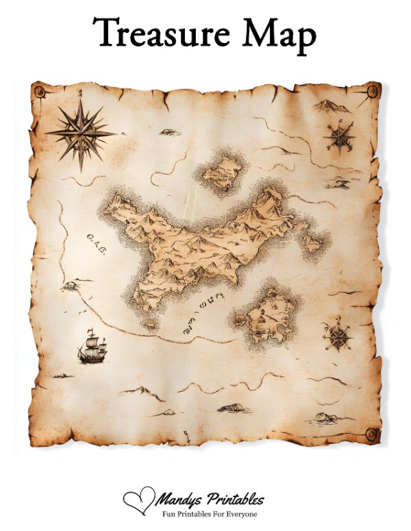 printable treasure maps