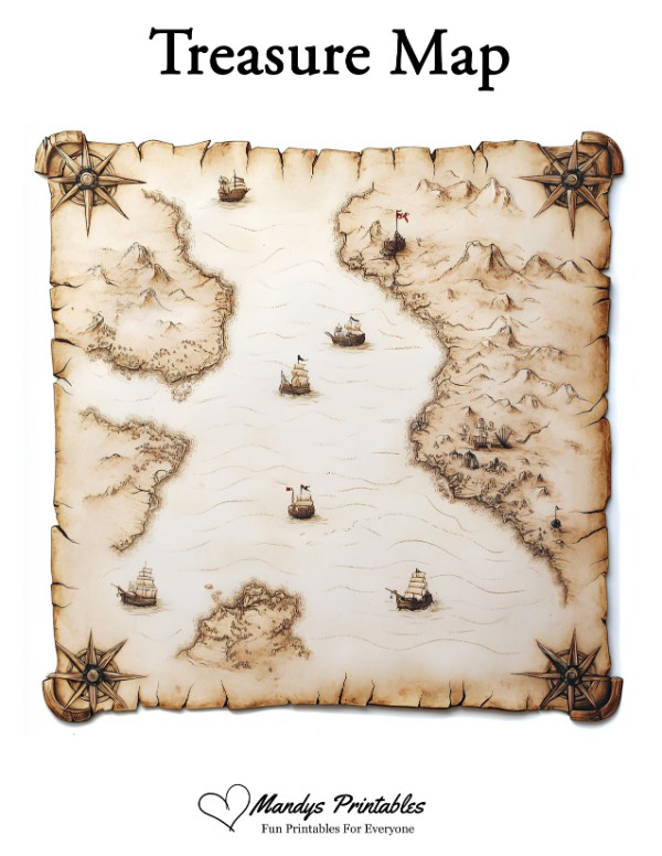 printable treasure maps