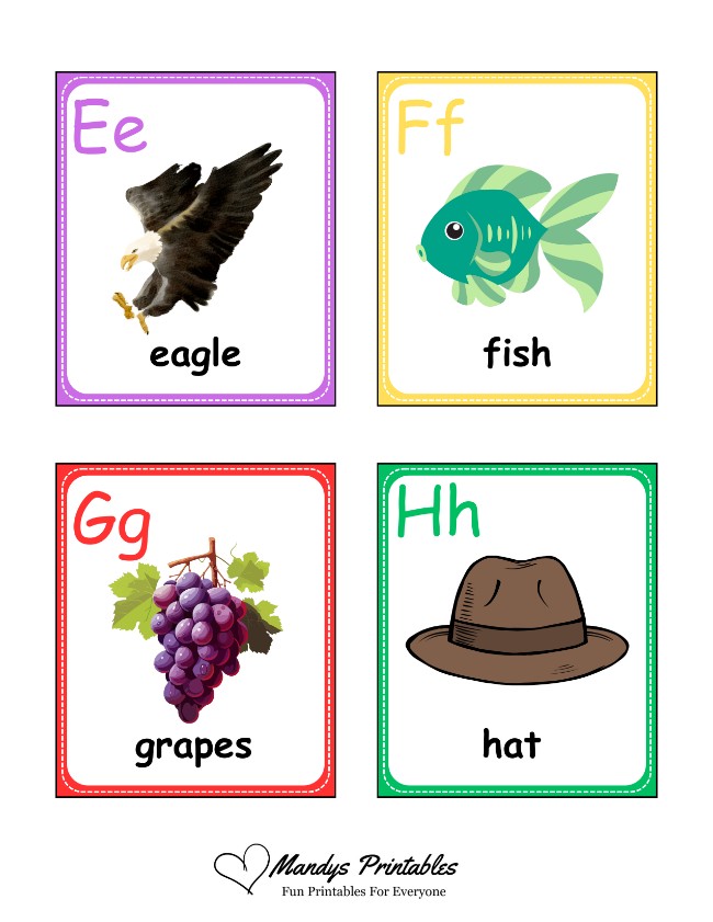 abc printable cards