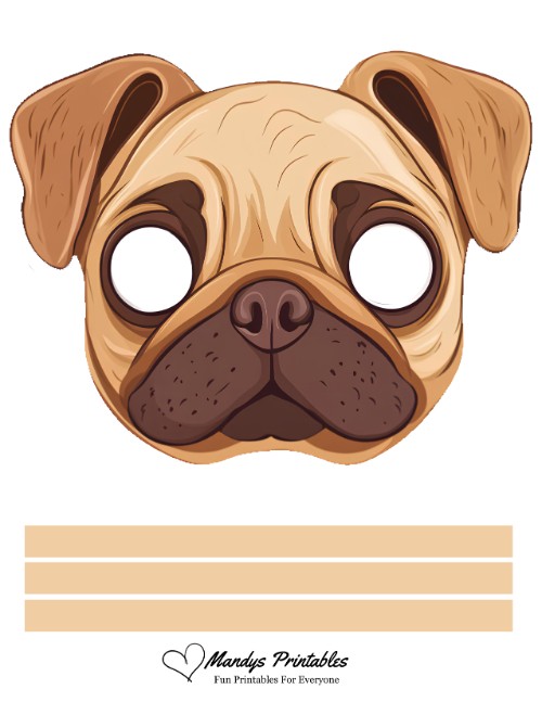 pug dog mask