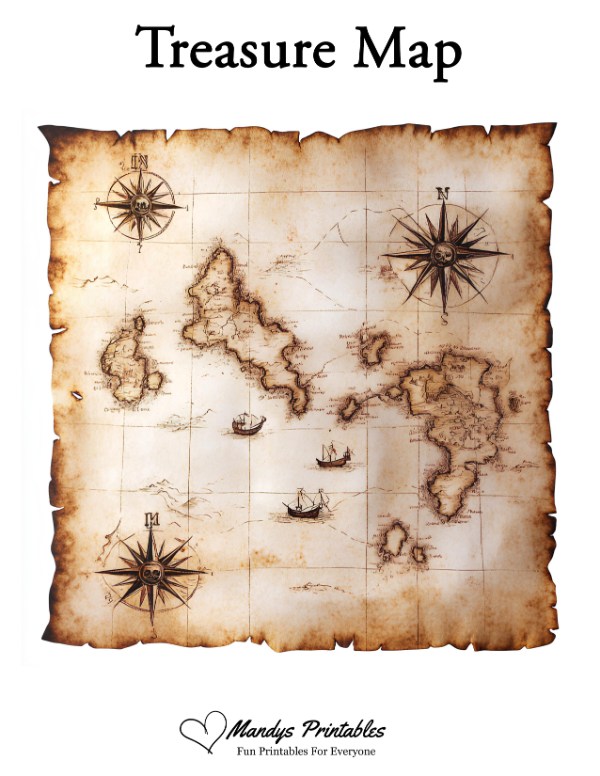 printable treasure maps