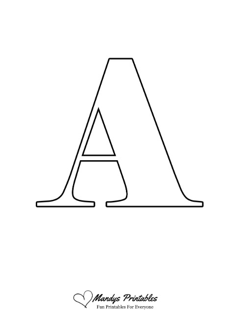 Smart Uppercase Bubble Letter A