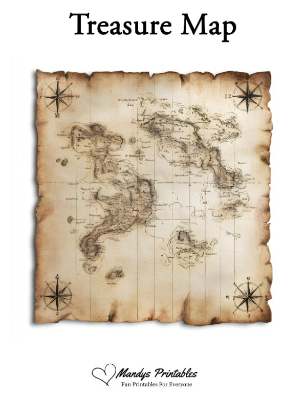 printable treasure maps