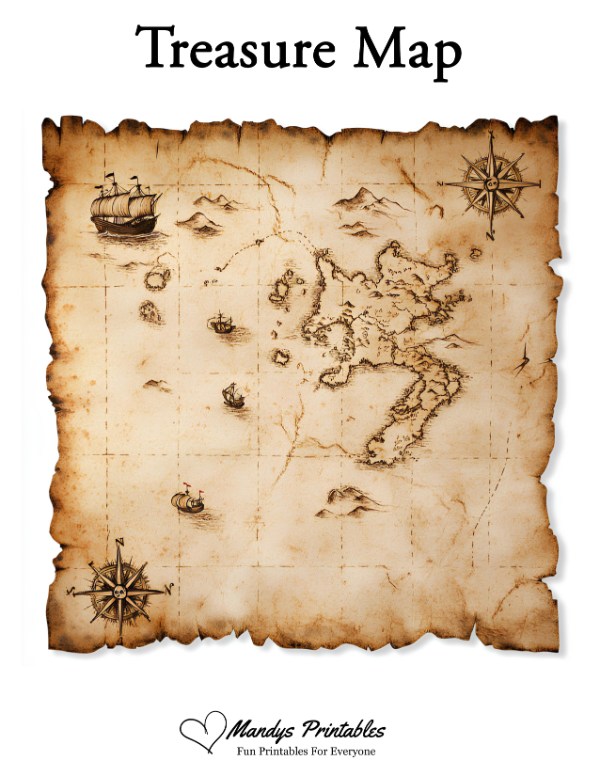 printable treasure maps