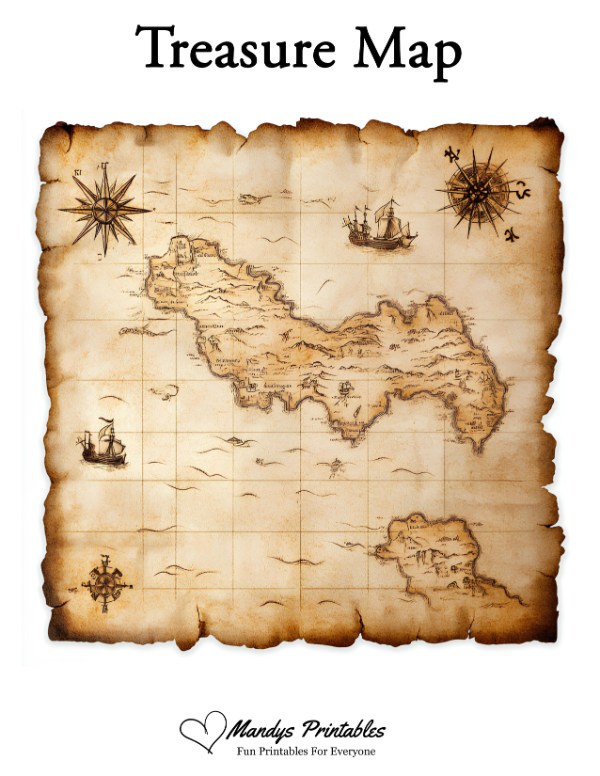 printable treasure maps