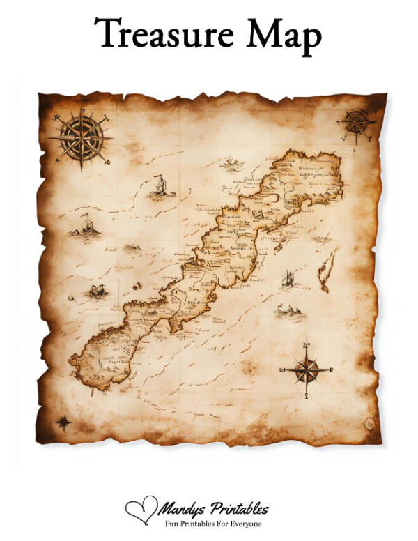 printable treasure maps