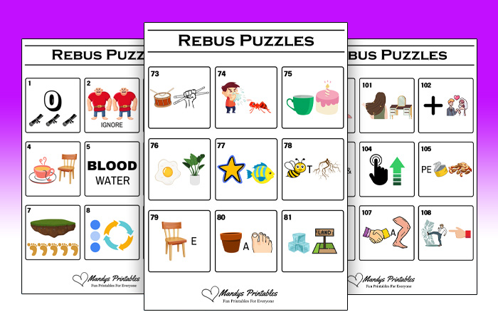 rebus puzzles with answers