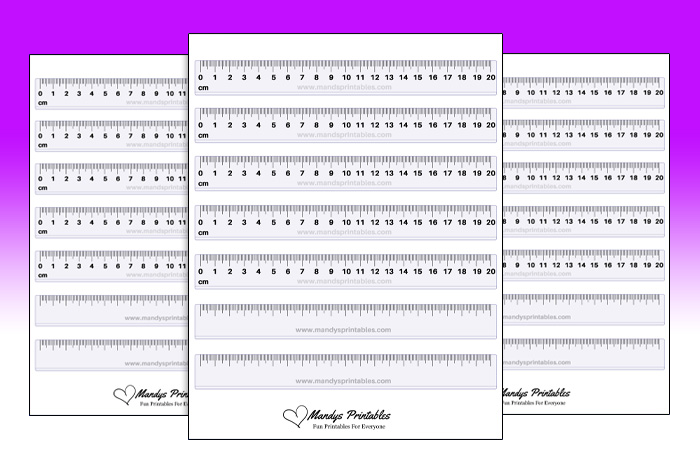 Printable Millimeter Ruler