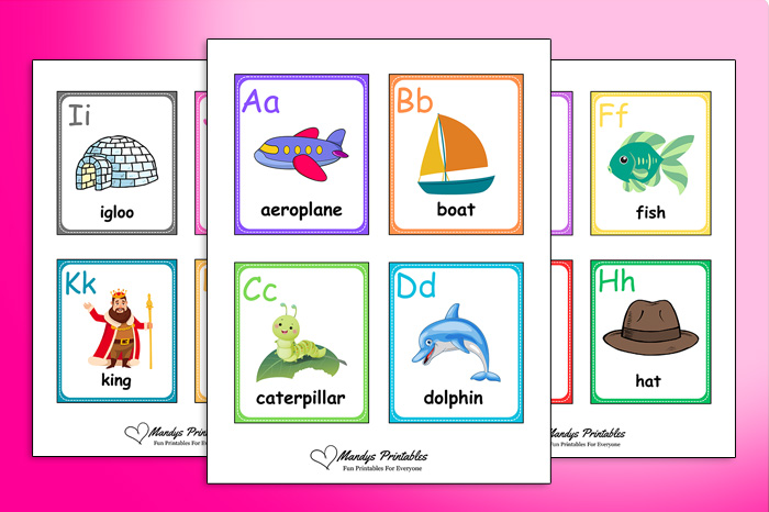 abc flash cards printable