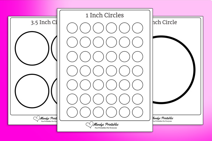 printable circle templates