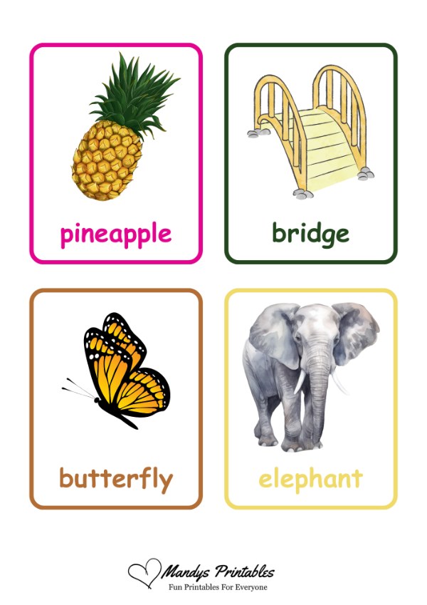 first word flash cards