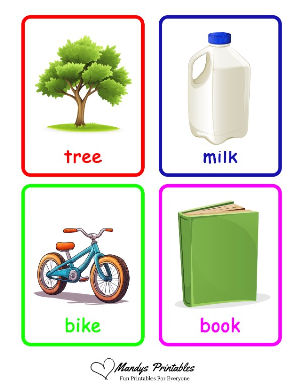 first word flash cards