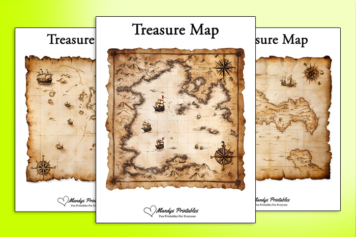 printable treasure maps