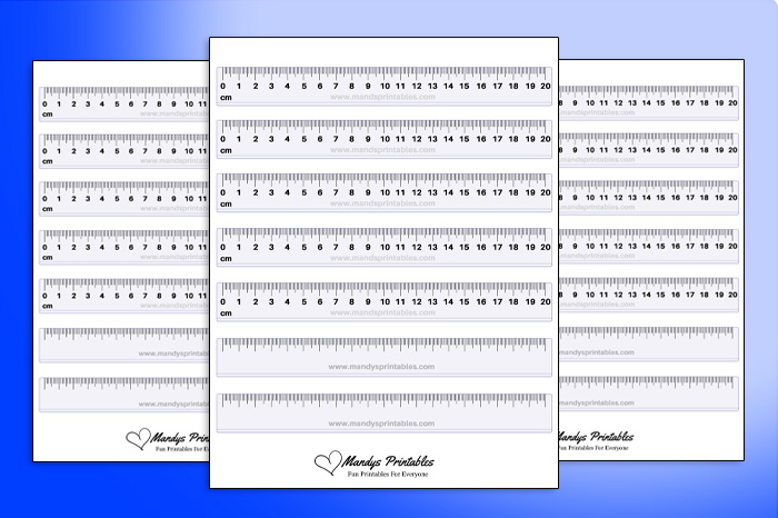 Printable Millimeter Ruler