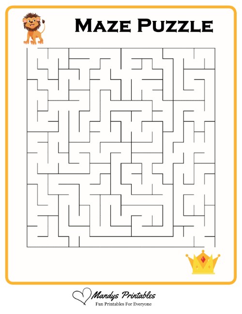 free maze puzzles