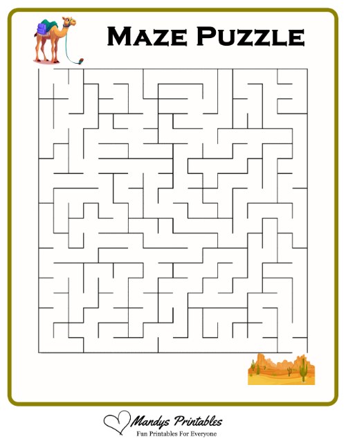 free maze puzzles