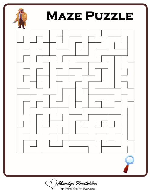 easy mazes for preschoolers