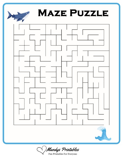 easy mazes for preschoolers