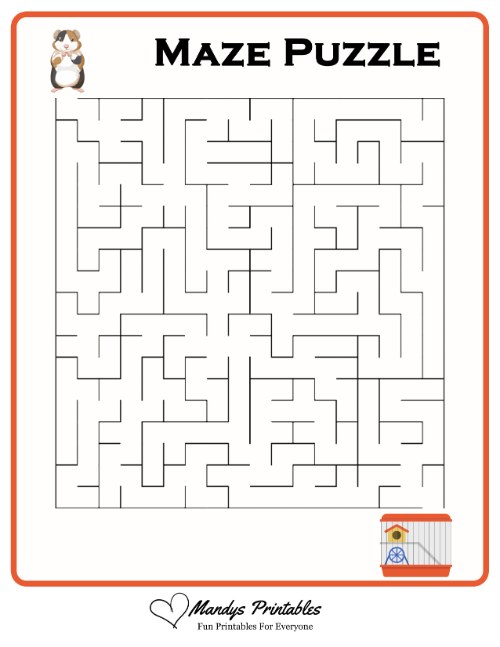 childrens maze puzzles