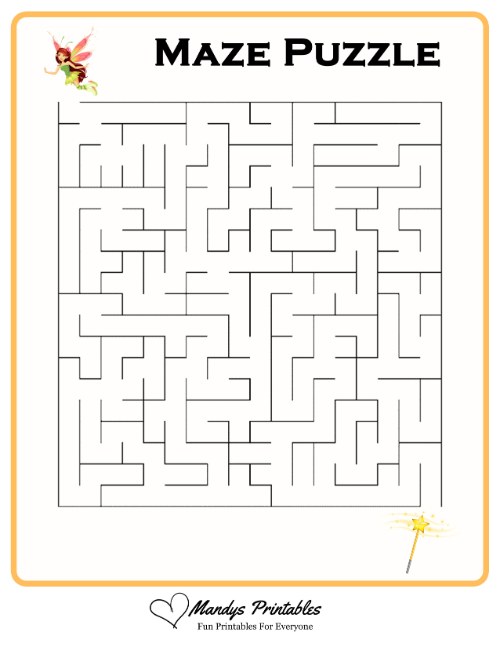 children's maze puzzles