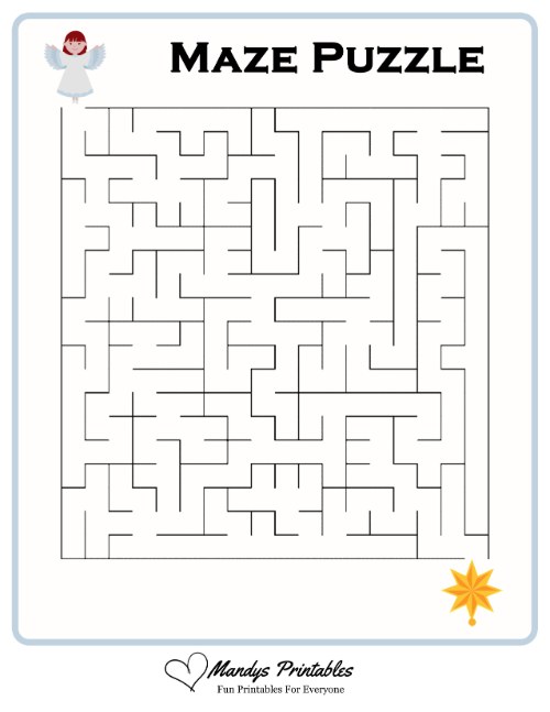 childrens maze puzzles