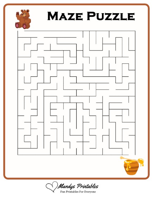 children's maze puzzles