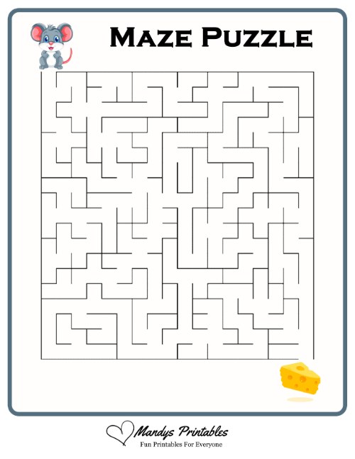 children's maze puzzles