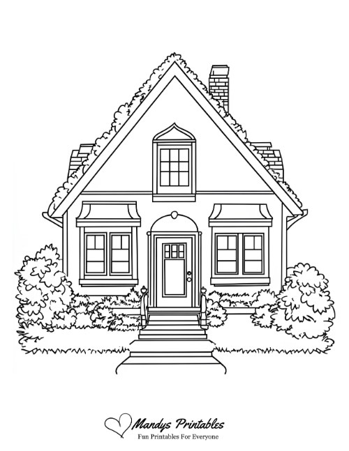 printable house templates