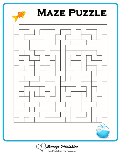 children's maze puzzles