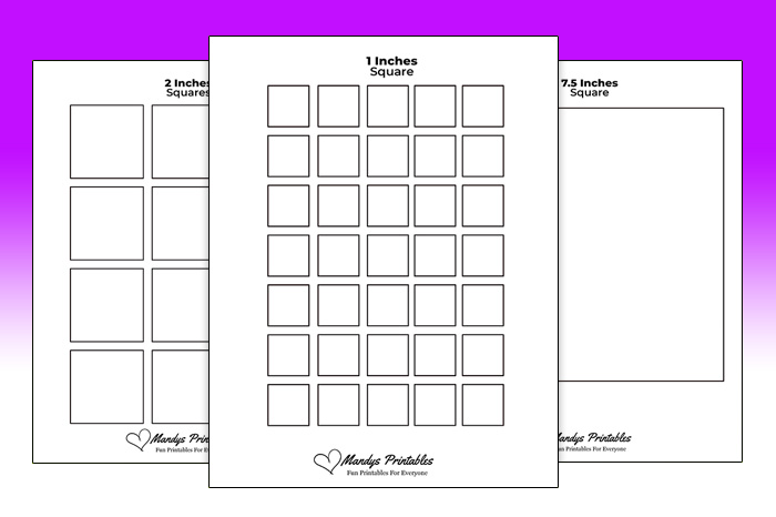Free Printable Square Templates