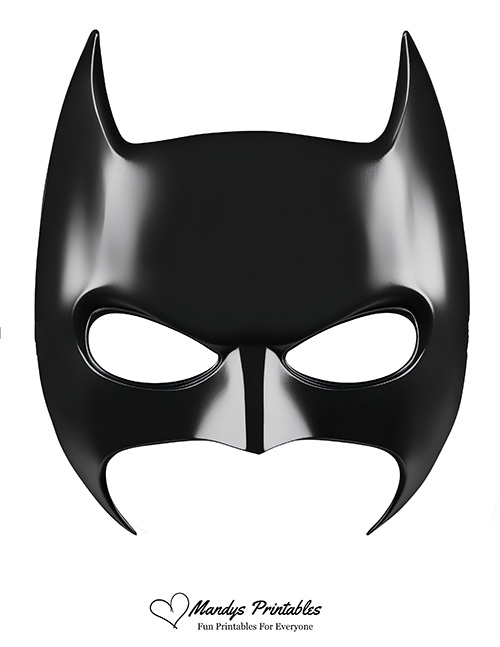 printable batman mask