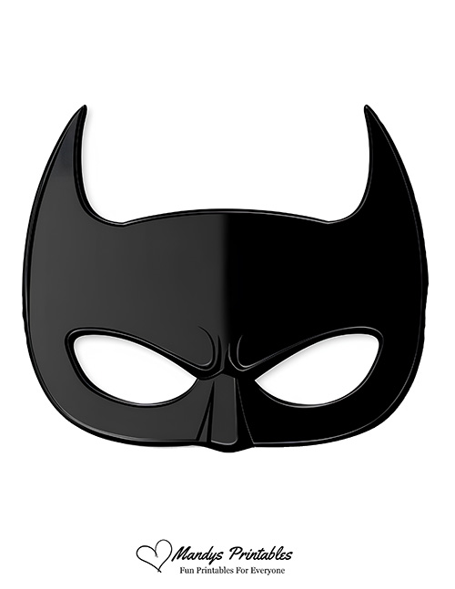 printable batman mask