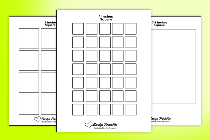 Free Printable Square Templates