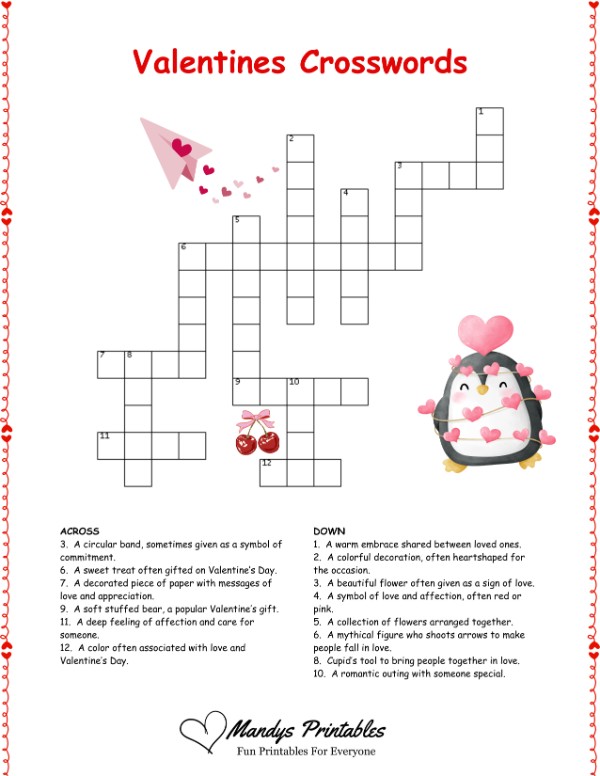 printable crossword puzzles for teenagers