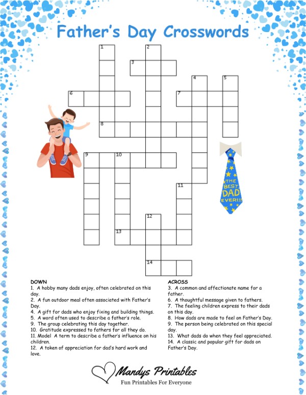 free crossword puzzles for kids