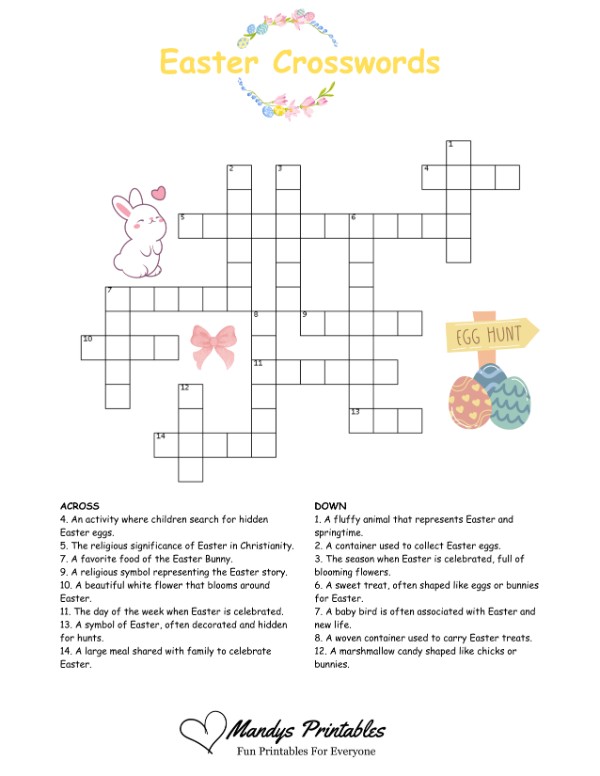 printable crossword puzzles for teenagers