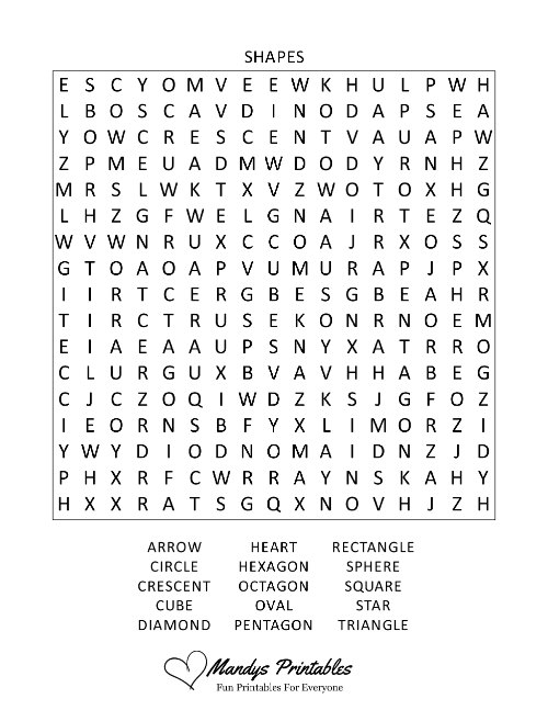 free printable wordsearch for adults