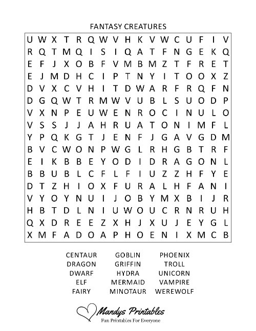 free printable wordsearch for adults