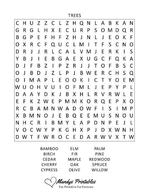 free printable wordsearch for adults